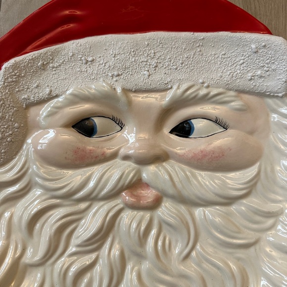 Vintage Side-eye Santa Plate - Picture 3 of 9